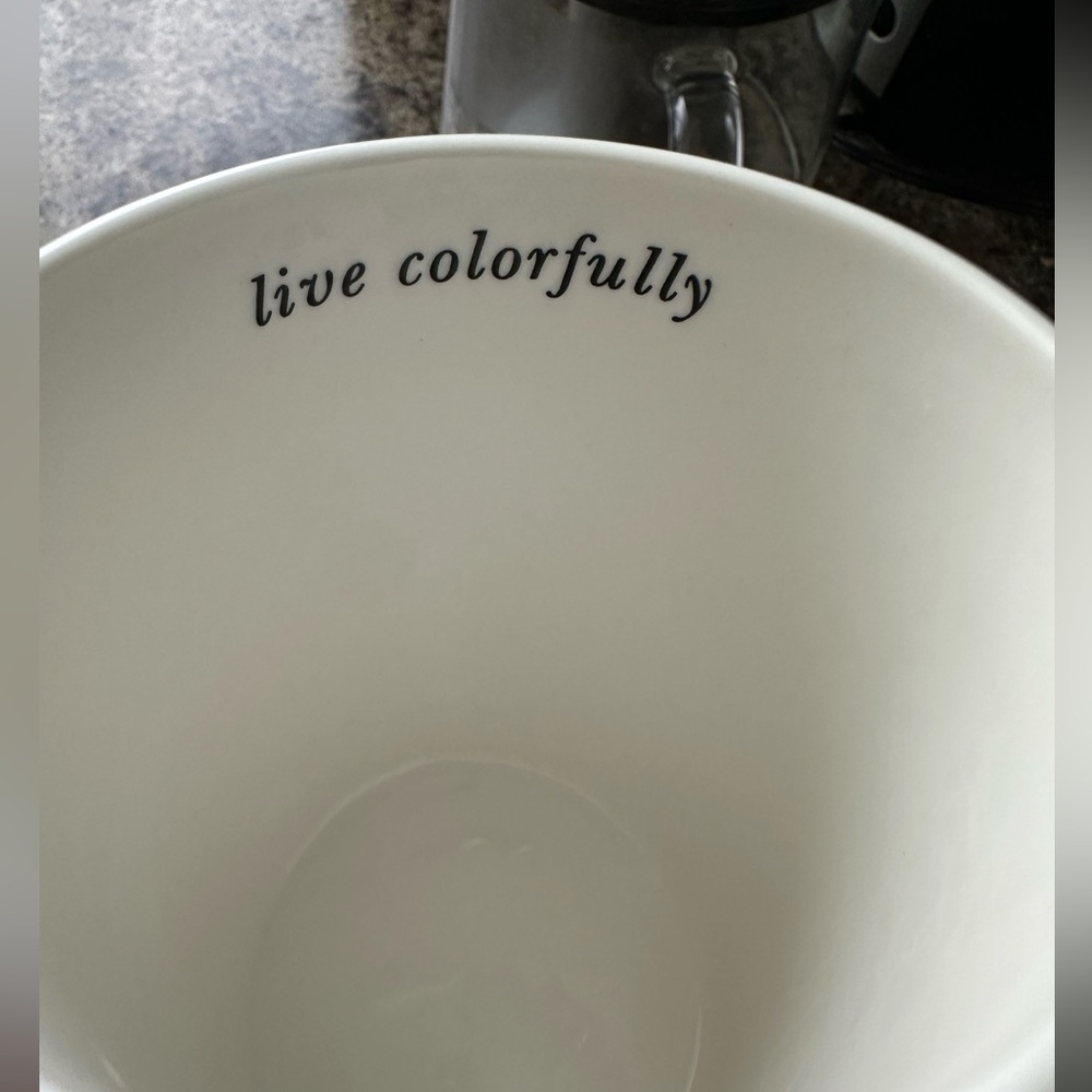 Kate Spade Say The Word Live Colorfully 12oz Mug - Picture 7 of 9